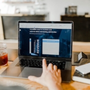 restaurant-worker-looking-at-computer-screen