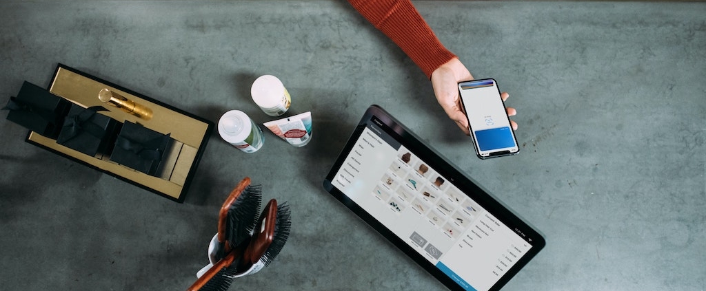 downward-view-of-point-of-sale-system